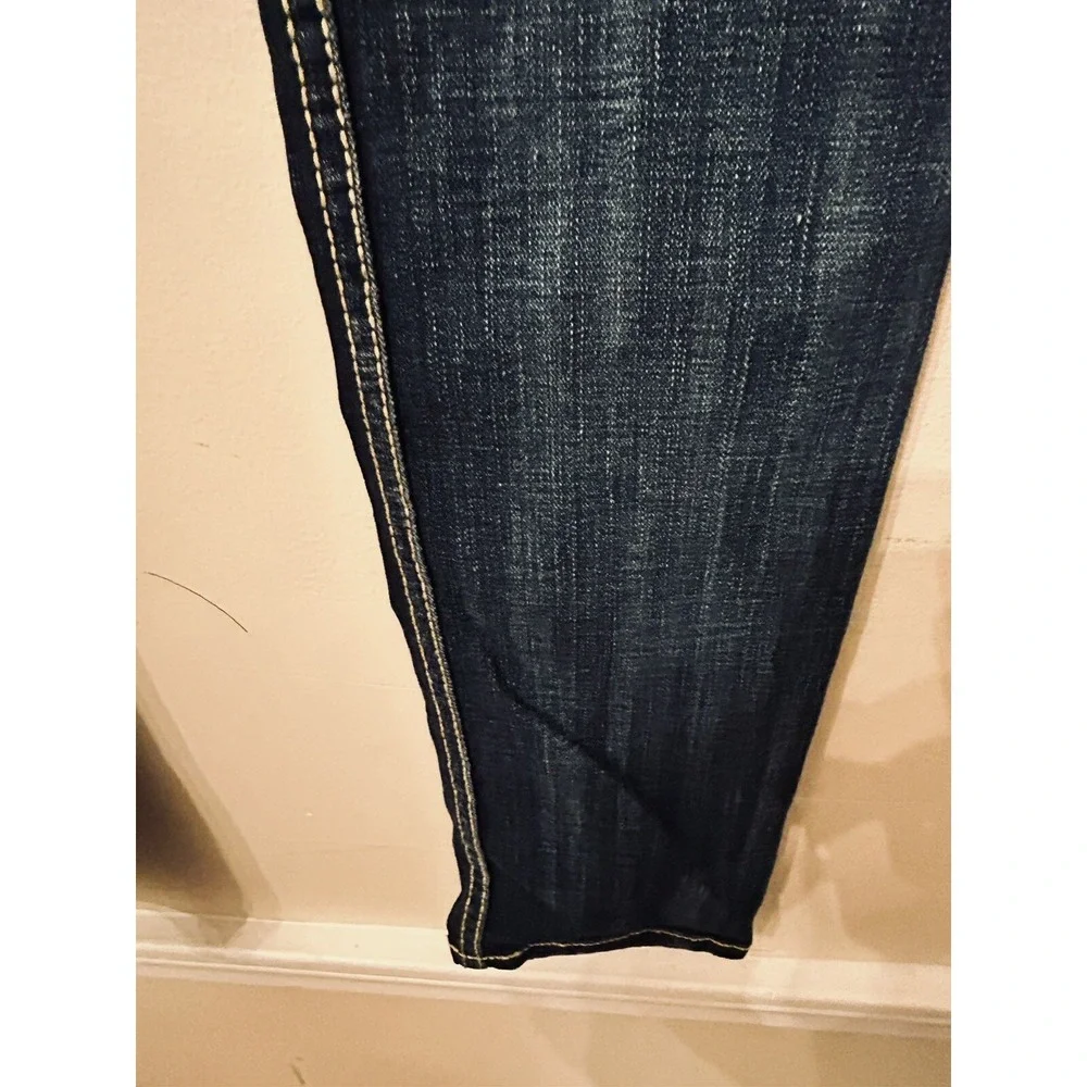 Womens BKE Buckle Madison Skinny Straight Stretch Blue Jeans 30X33 - Picture 7 of 10